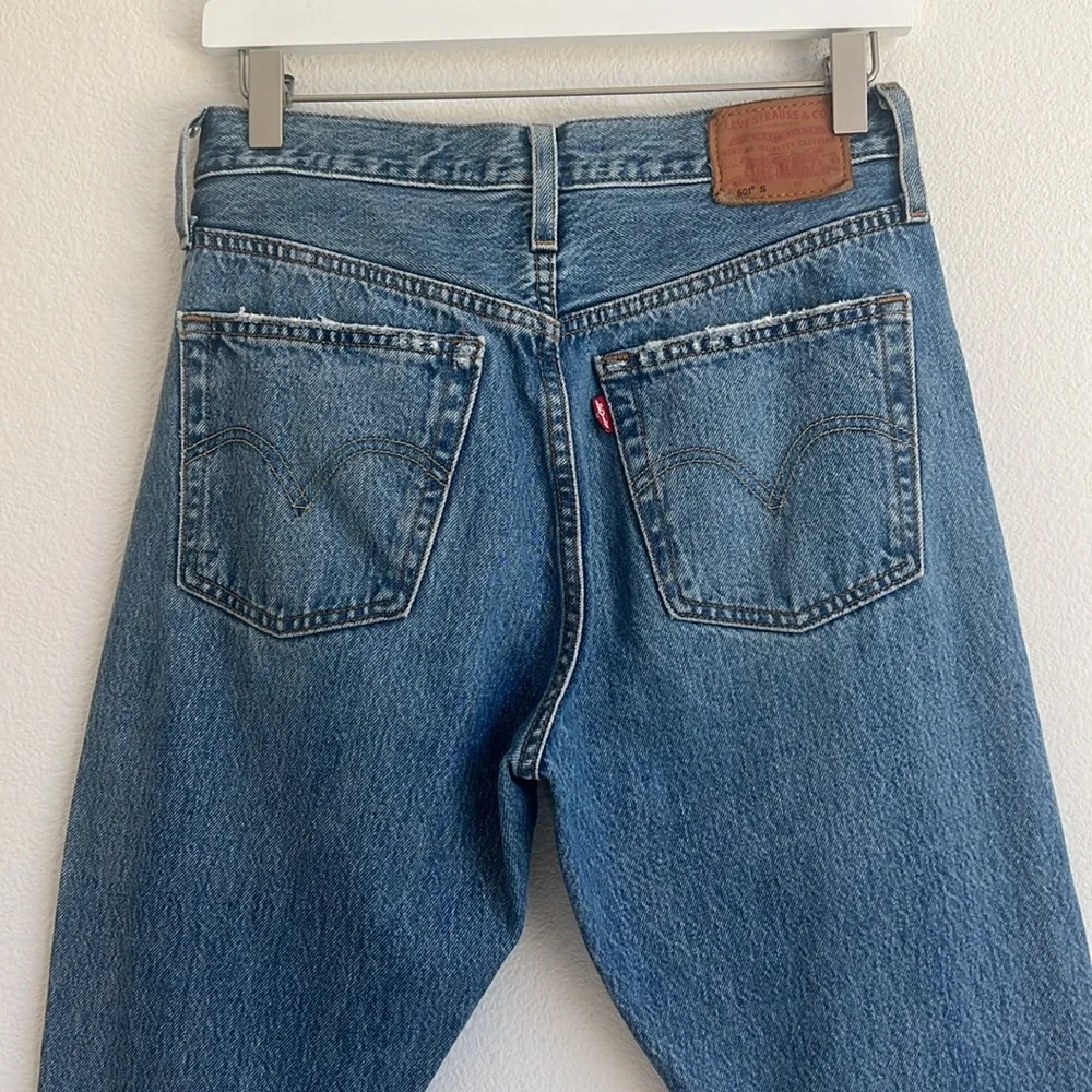 Levi's 501 S Skinny Quality Premium Distressed Jeans